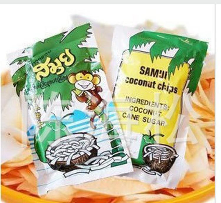 泰國進口食品特產批發 品味蘇梅香酥椰子片40G的美味與商機